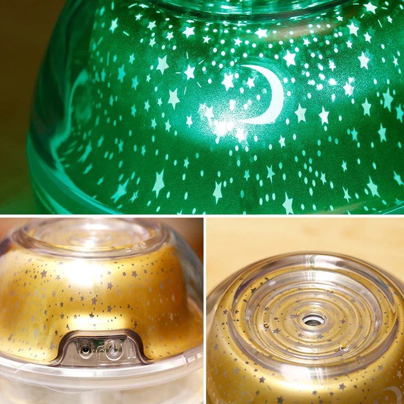 500ml USB Crystal Night Light Projection Humidifier Ultrasonic Aroma Air Diffuser Purifier Atomizer diffuser difusor de aroma | Бытовая