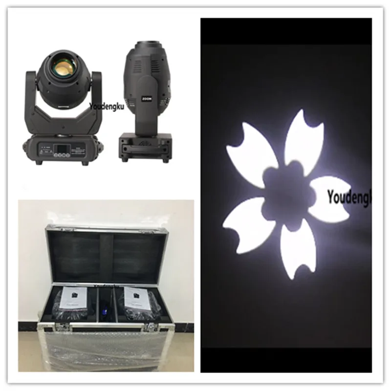 6 шт. с чехлом профессиональное шоу led moving head spot 250 Вт гибридное освещение beam wash 3 в 1