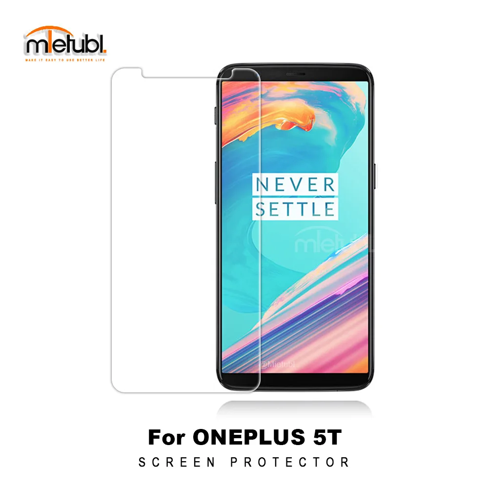 100 шт./лот для one Plus 5t Premium 9H 2.5D Закаленное стекло защитная пленка экрана oneplus 5t|glass