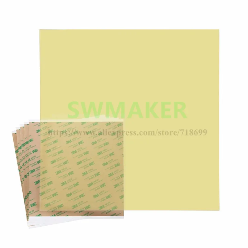 2 шт. Ultem1000 Полиэфиримид PEI лист с 468MP клейкая лента 10 ''/12''/16 ''/8''120/220/500 мм для 3D-принтеры построить поверхность