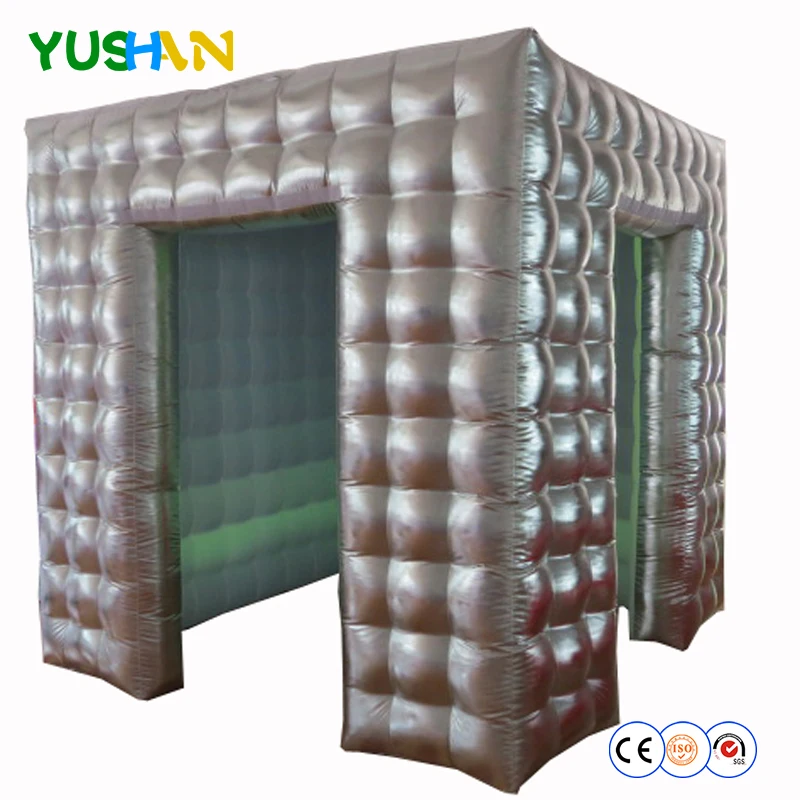 Портативный надувной фотобокс 16 Разноцветных СВЕТОДИОДНЫХ ламп воздуходувка