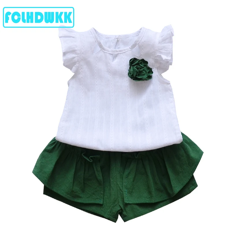 Комплект детской одежды из 2 предметов футболка без рукавов с круглым вырезом и