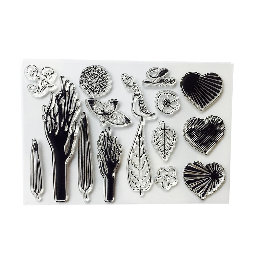 Новые прозрачные штампы для вырезания буквы номера альбом скрапбукинга