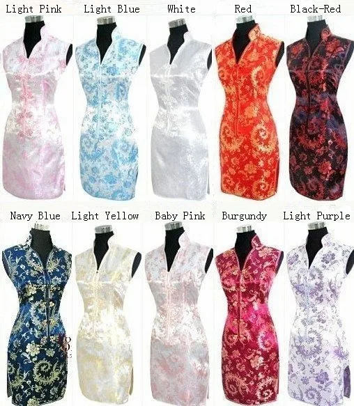 Акция, фиолетовое традиционное китайское женское шелковое платье Cheongsam Qipao, платье для выпускного вечера, Клубное платье с тотемом и цветами, Размеры S M L XL XXL XXXL WC173