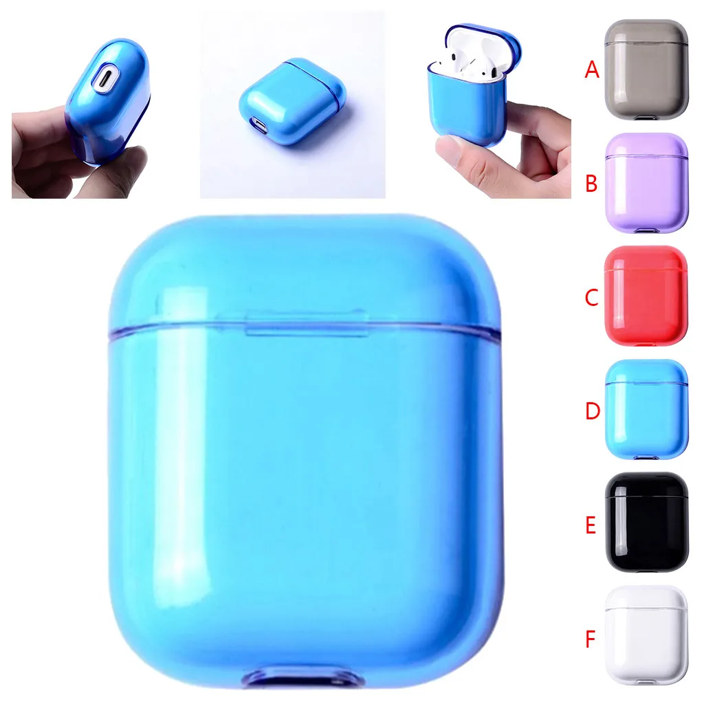 Силиконовый ТПУ чехол для беспроводных наушников 1 шт. Bluetooth AirPods защитный