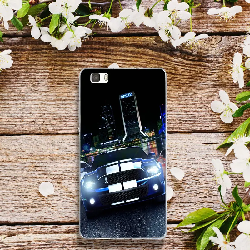 2018 GT R спортивные Чехлы для автомобиля мягкие чехлы из ТПУ Huawei P8 P9 P10 P20 Mate 10 Pro Y5 Y6 II