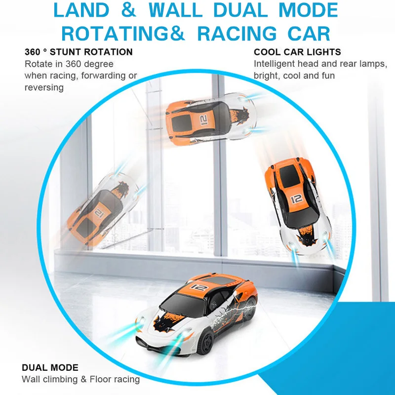 Настенный скалолазание гоночный Мини RC автомобиль домашний Автомобиль радио