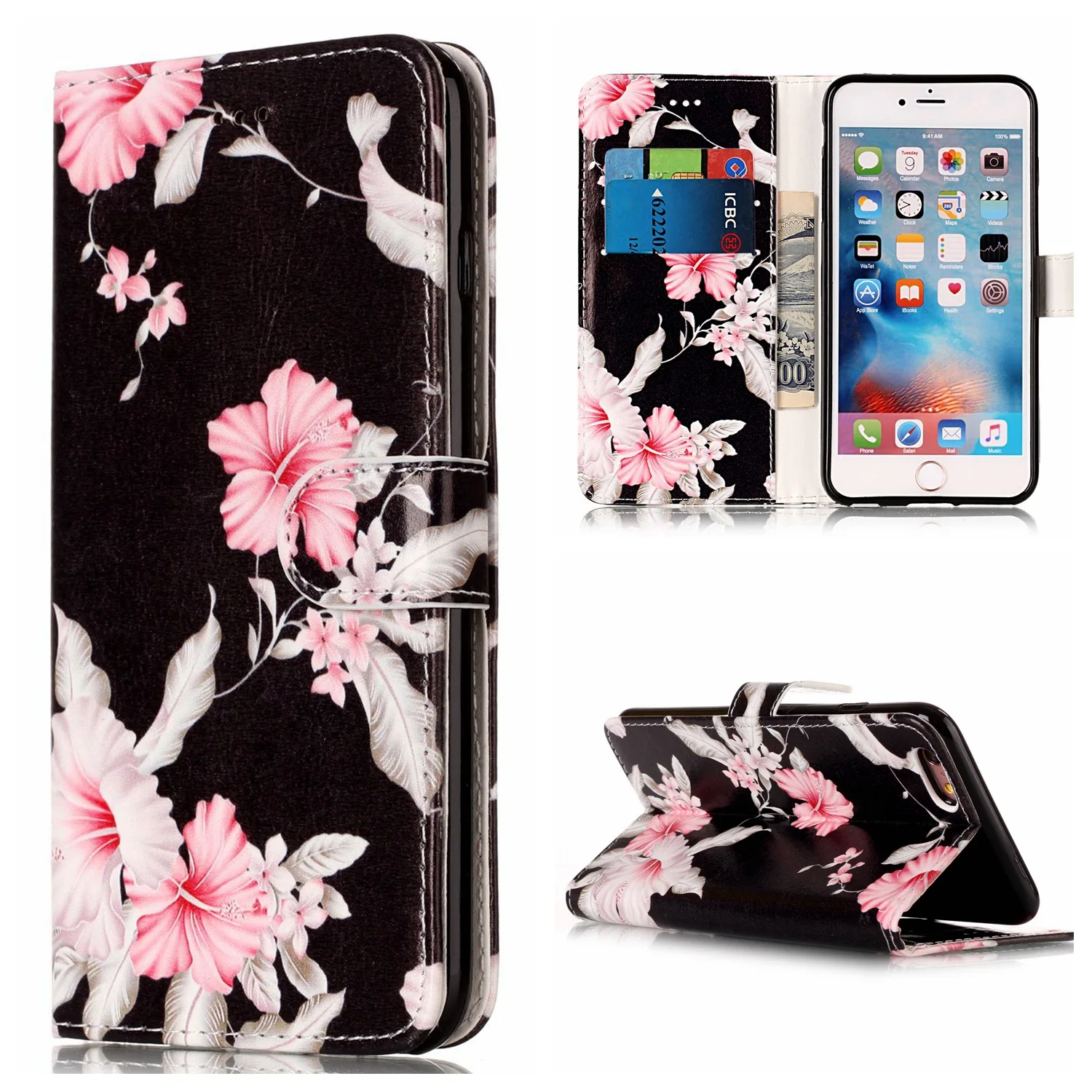 Чехол для телефона YESPURE Marble чехол Iphone 7 из искусственной кожи с откидной крышкой