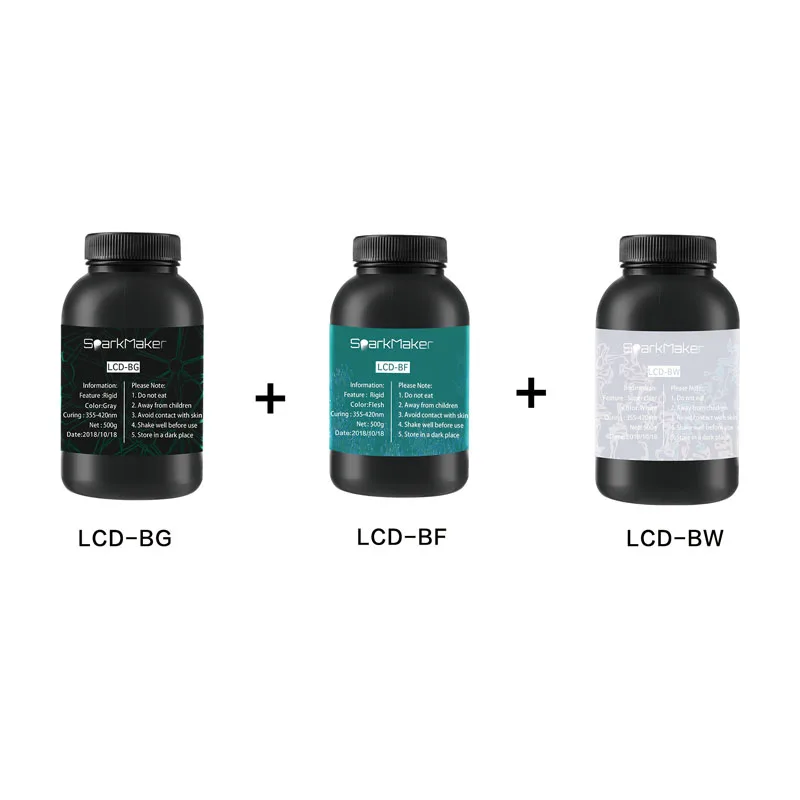 Sparkmaker 3d нити Горячая Lcd/sla/Dlp Профессиональный 3d принтер нормальный жидкочувствительный 500 мл 405нм полимерный 3d принтер