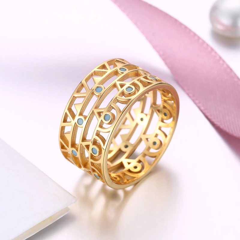 Allencoco Vintage 925 Sterling Silver Blue Stone Concise Hollow Out Women Girl Finger Rings Jewelry for Men Full Sizes | Украшения и