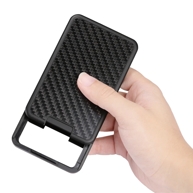 EASTNIGHTS бумажник из углеродного волокна Rfid мужской скользящий всплывающий ID