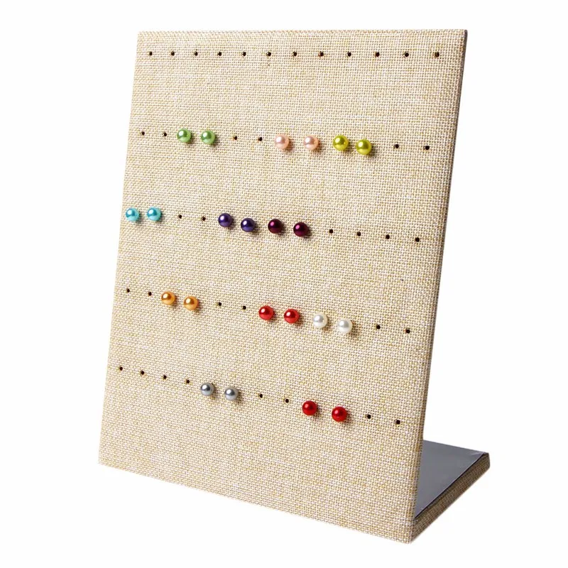

Jewelry Earring Organizer Hanging Holder Ear Studs Show Display Stand Rack Shelf