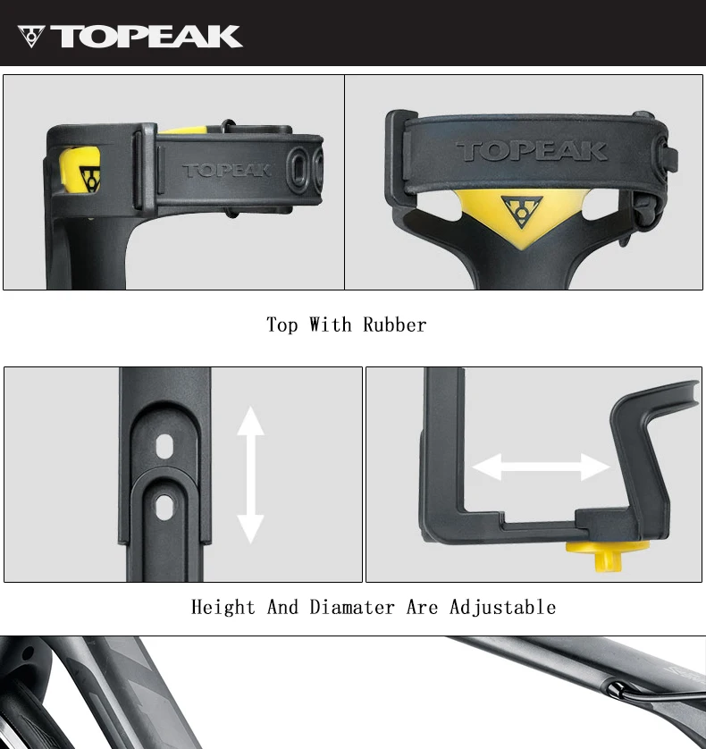 TOPEAK регулируемый велосипедный держатель для бутылки MTB мотоциклетные дорожный велосипед стакан для напитков вода кофе держатель для бутылки TCM07B