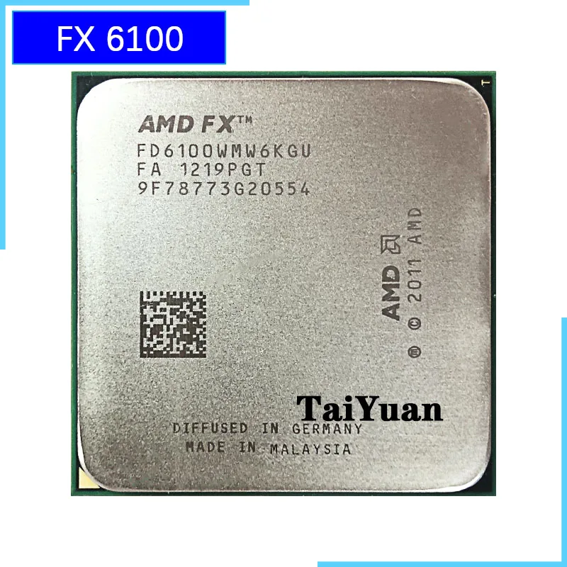 AMD FX серия 6100 FX6100 3 ГГц шестиядерный центральный процессор FD6100WMW6KGU разъем AM3