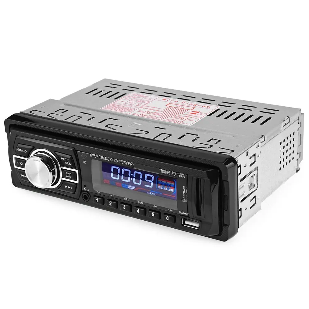 Автомобиль Радио стерео плеер Bluetooth AUX IN MP3 FM/USB/SD Пульт дистанционного управления