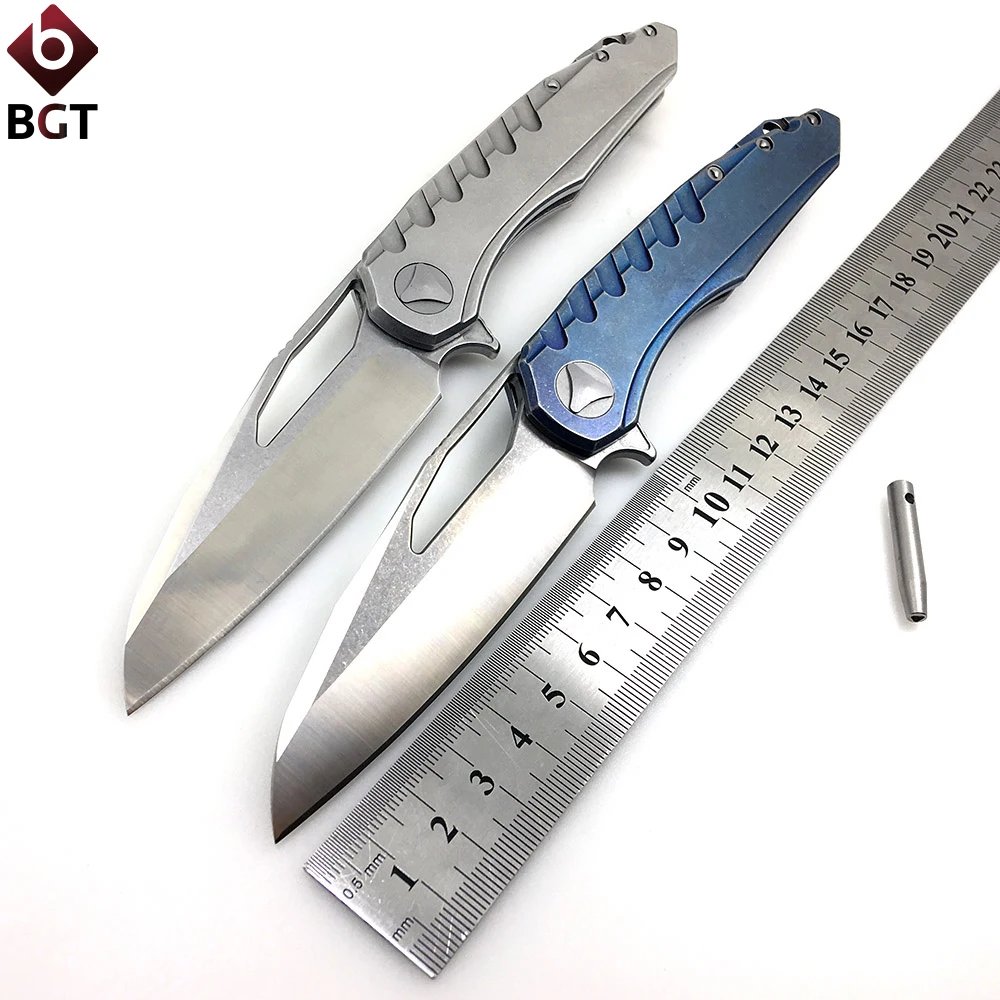 Складной карманный нож BGT Апокалиптическая стальная ручка лезвие Wharncliffe уличные