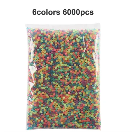6color 6000pcs 6000 шт 5 мм волшебные игрушки-головоломки Водный туман бусины для детей DIY Ручное ремесло игрушки формы в виде животного воды липкие бусины детский подарок - Цвет: 6color 6000pcs