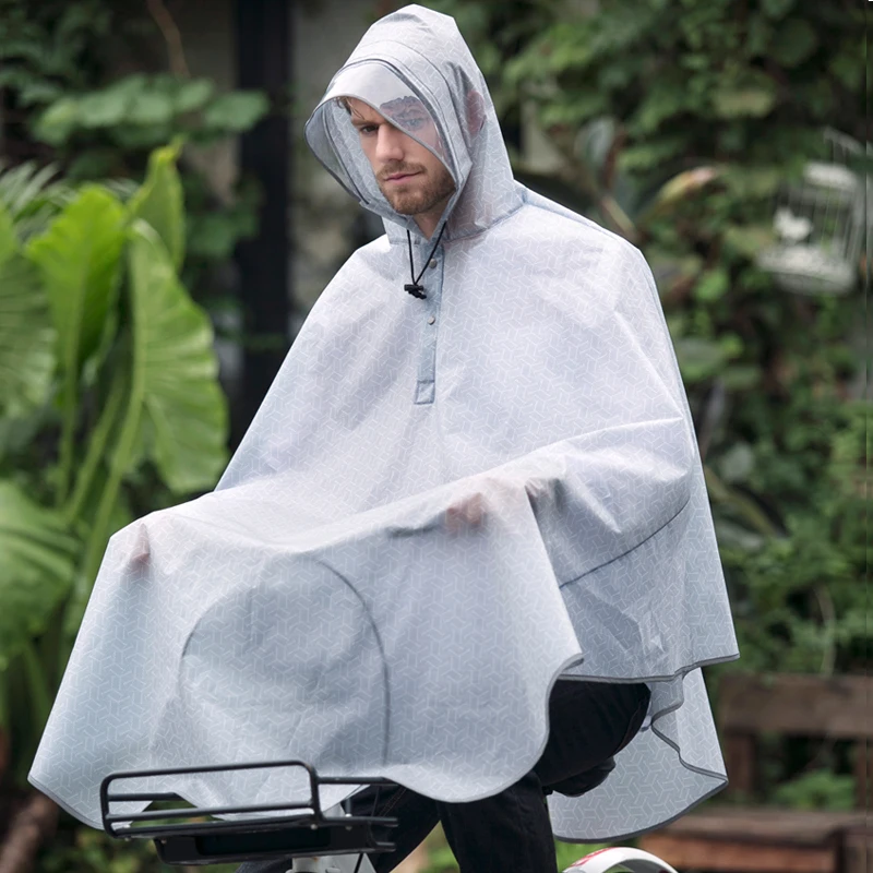 Дождевик пончо велосипедный плащ дождевик с капюшоном для женщин и мужчин