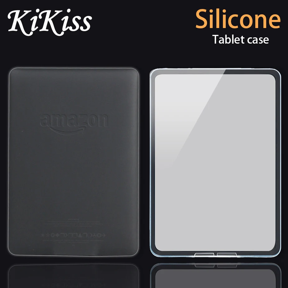 Silicone Case For Amazon Paperwhite 1/2/3/4 10th E-Reader Cover Kindle Fire HD 10 8 7 6 2015 2016 2017 2018 2014 HDX8.9 | Компьютеры и