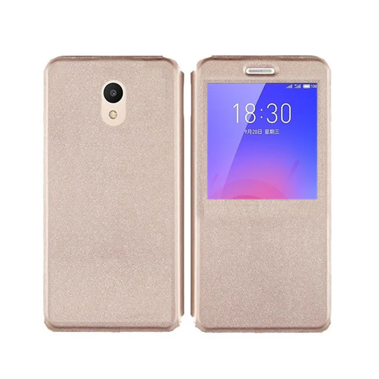 Kiylczxycm Лидер продаж для Meizu m6 Smart оригинальный вид окна флип кожаный чехол на Meilan 6 (5
