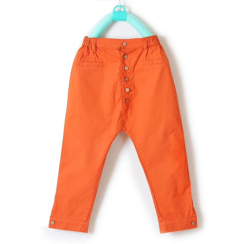 

spring and autumn female child casual trousers candy color child casual all-match pants