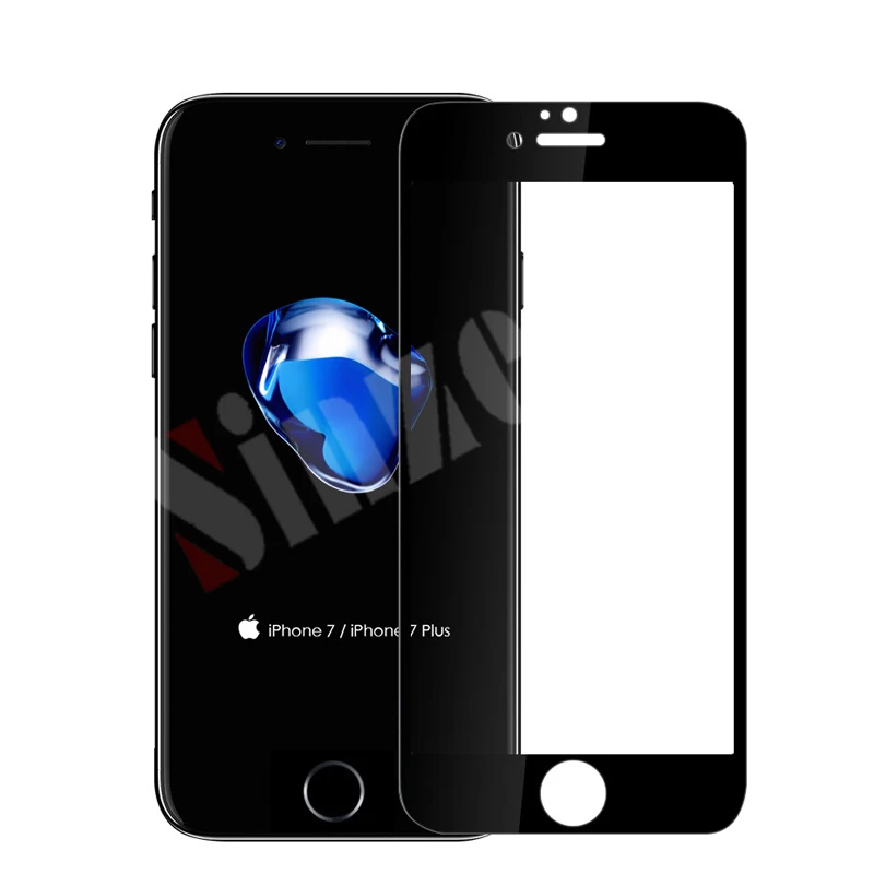 

25pcs Sinzean For IPHONE 12 Pro Max/8/6S 2.5D Flat Full Cover Tempered Glass Double Tempering For IPHONE 7 Screen Protector Film