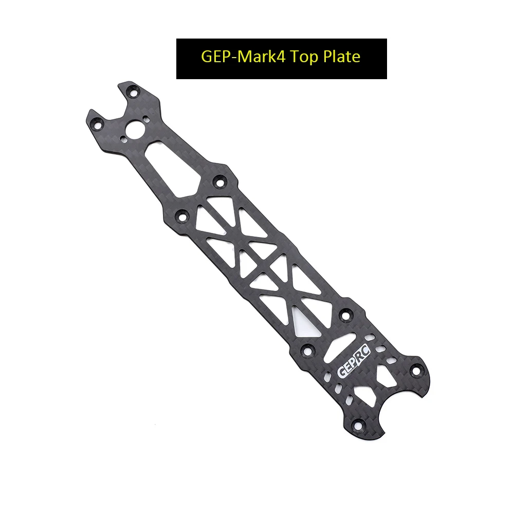 1pcs top plate GEPRC GEP-Mark4 рамка аксессуары части 5 ''/6''/7 ''Mark 4 рамка Arm FPV аксессуары части - Цвет: 1pcs top plate