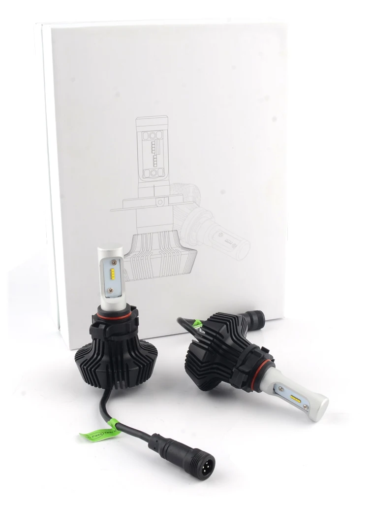 Prelight S7 Car Headlight H16 ZES Chip 25W 6000LM Auto Front Headlamp Bulb 6500K LED Automotive Lighting Lamps | Автомобили и