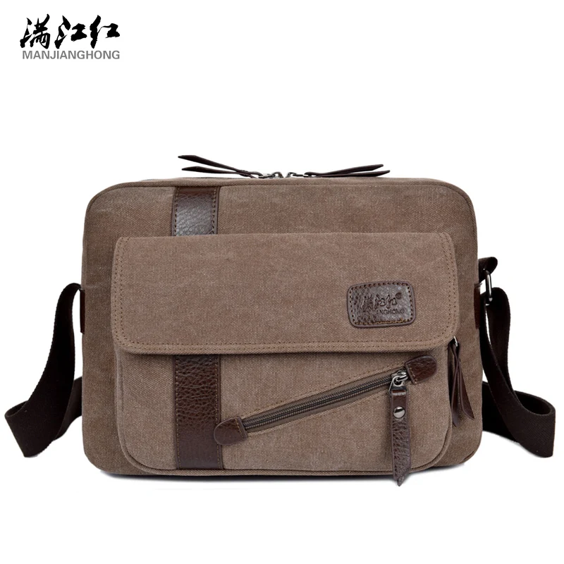 men messenger bags vintage canvas shoulder bag mens buisness bag attache laptop case office designer briefcase free global shipping