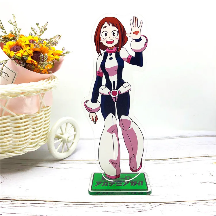 o My hero Academy рисунок акриловая игрушка izku Bakugou Todoroki URARAKA Tsuyu Tokoyami All Might Aizawa Iida модель куклы для подарка - Цвет: o