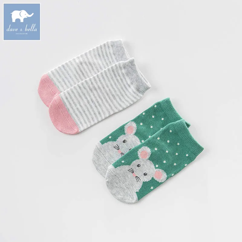 DB7414 dave bella Весна uniseex детские носки 2 шт.|children socks|socks childrenbaby spring socks |