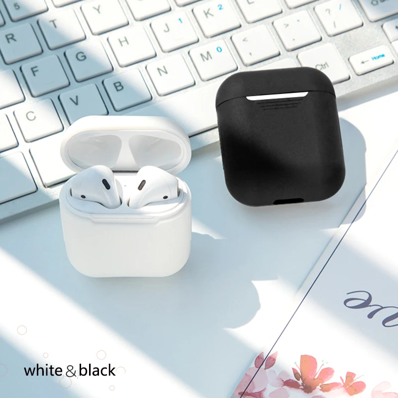 Мягкий силиконовый чехол для Airpods ударопрочный наушник защитный AirPods ультра