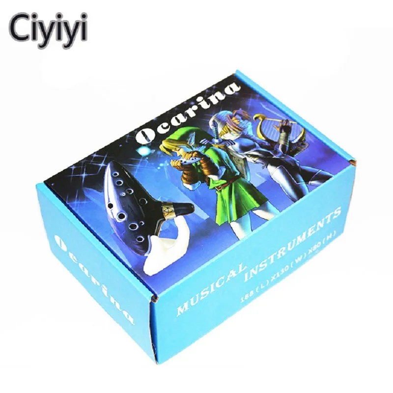 Экшн фигурки Legend of Zelda 12 отверстий окарина керамика альт с игрушки Мультяшные Ocarina