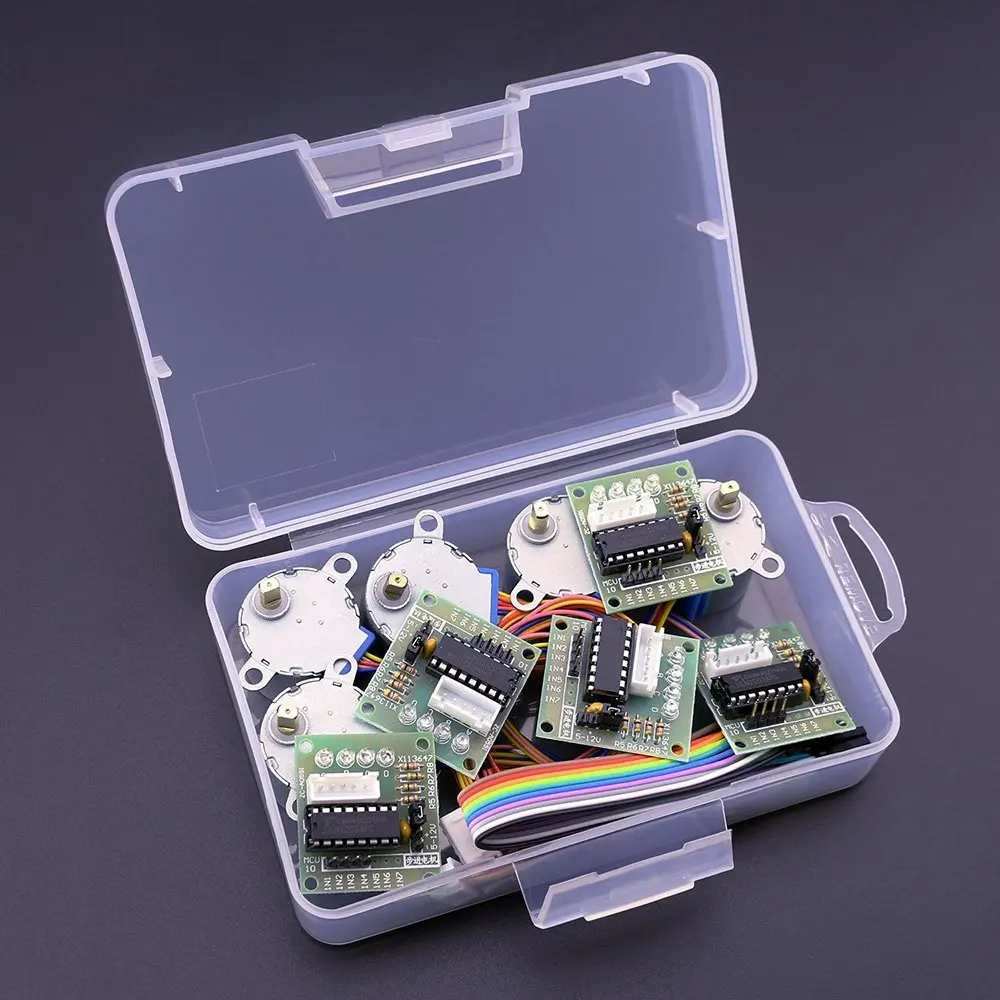 5 комплектов шаговый двигатель 28BYJ 48 ULN2003 В + плата драйвера для Arduino|motor driver board|motor