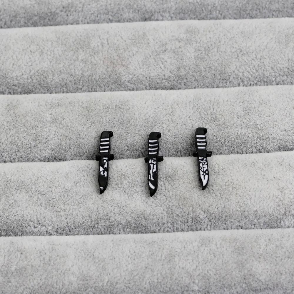 3 шт./лот эмалированный нож сумка для одежды брошь с растительным орнаментом