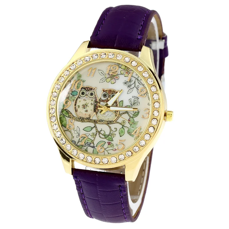 Женские винтажные наручные часы Gnova из платины и искусственной кожи в стиле ретро