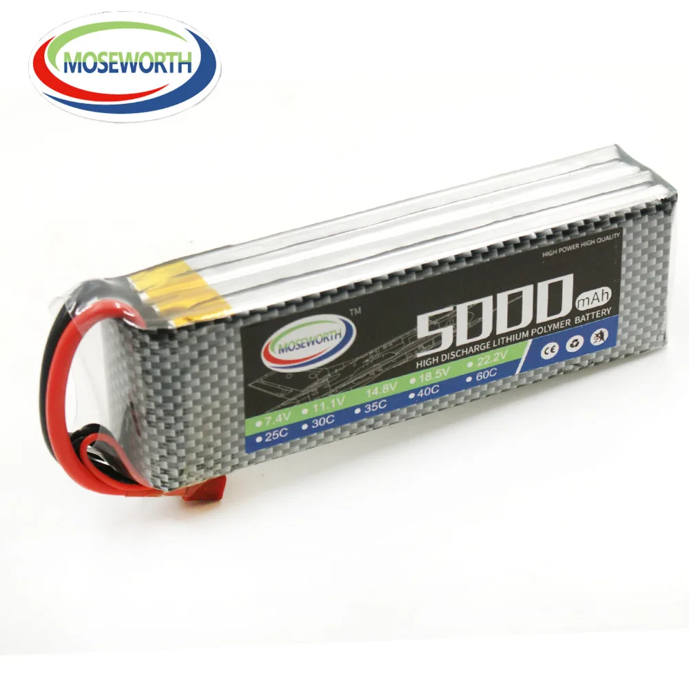 MOSEWORTH 4S 14,8 v 5000mah 30c Радиоуправляемый Дрон lipo батарея для радиоуправляемого самолета вертолета квадрокоптера литий-ионная батарея akku