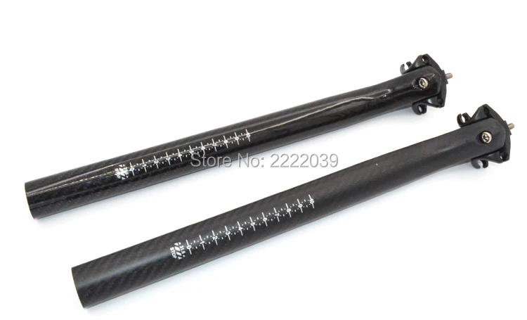 Штырь сиденья велосипеда из углеродного волокна без логотипа 27 2/30 8/31 6*350/400 мм 20