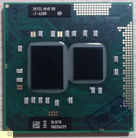 Процессор для ноутбука intel PGA 988 pin Socket G1 i7 620M 2 66 3 33G двухъядерный процессор четыре
