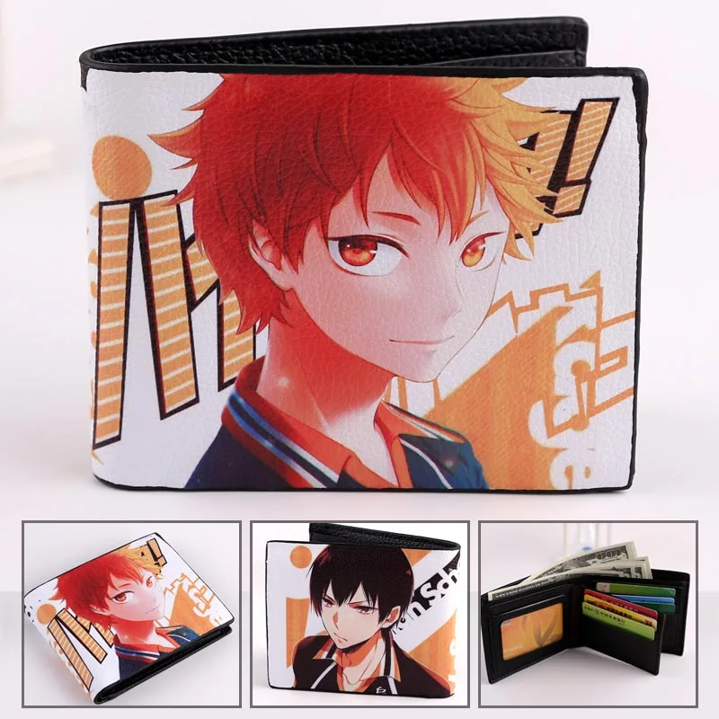 Volleyball Juvenile HITMAN REBORN Wallet Hetalia складной стильный цветной короткий кошелек держатель карты один удар человек нулевой мешок денег - Цвет: Volleyball Juvenile