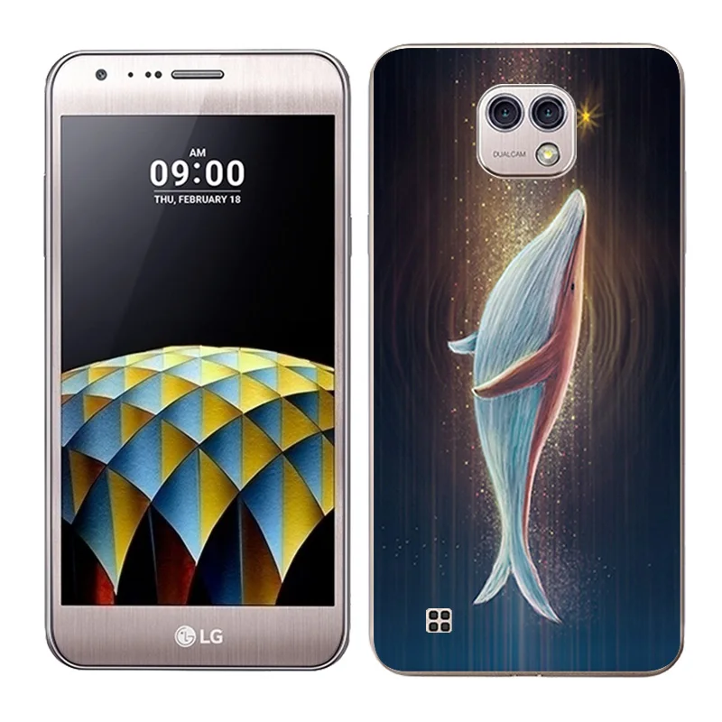Чехлы для LG X Cam K580 силиконовые чехлы с рисунком бобов из каучука прозрачный ТПУ