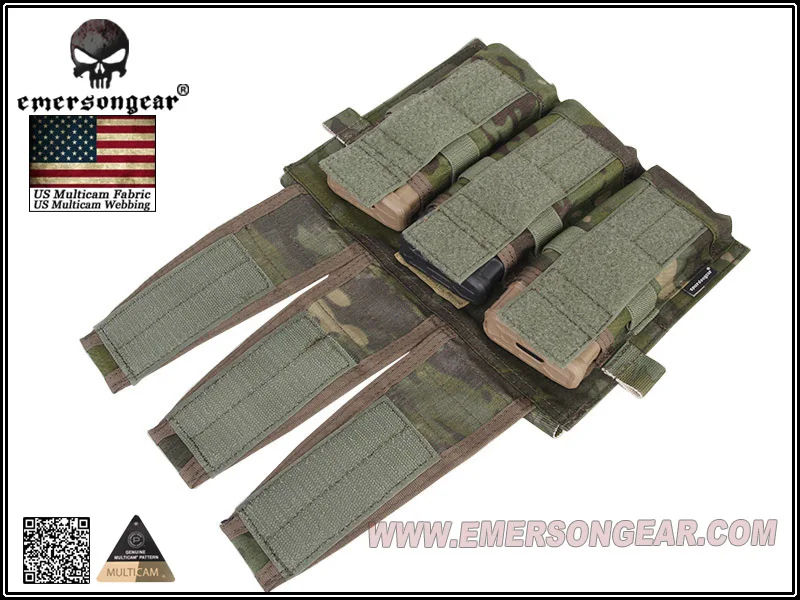 Emerson тройной мешочек для журнала только AVS жилет боевой Molle мультикам Тропик