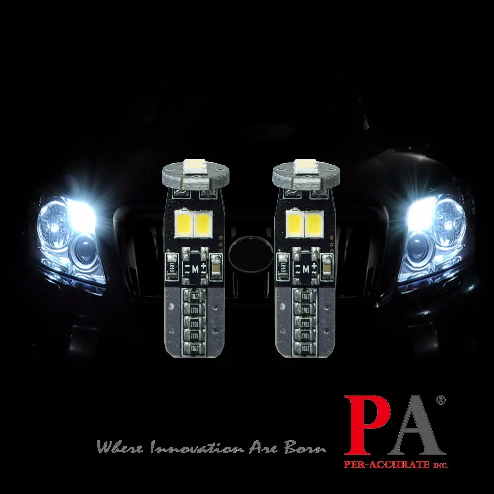PA светодиодный 4 шт. x T10 W5W 2835 6 SMD СВЕТОДИОДНЫЙ фонарь для багажа на дверь вежливая
