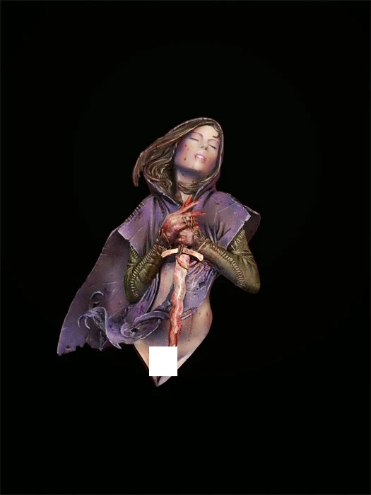 

1/16 Theology origenes Resin kit Bust GK Fantasy Theme Uncoated No colour