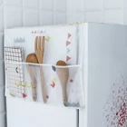 Чехол для стиральной машины EVA, покрытия на холодильник, пыленепроницаемый, водонепроницаемый, для хранения на кухне, аксессуары защита карманов