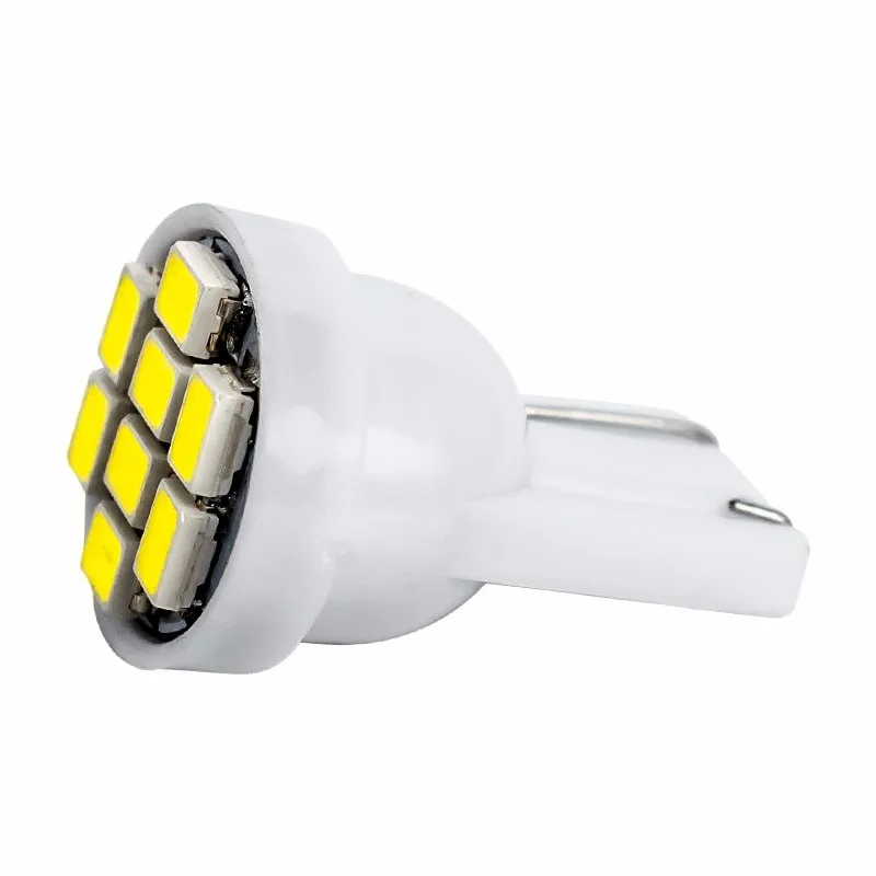 100 шт. T10 1206 3020 8SMD w5w 194 168 192 Авто Автомобиль Клин 8 светодиодов SMD лампочки на подвеску лампы Стайлинг белый синий красный