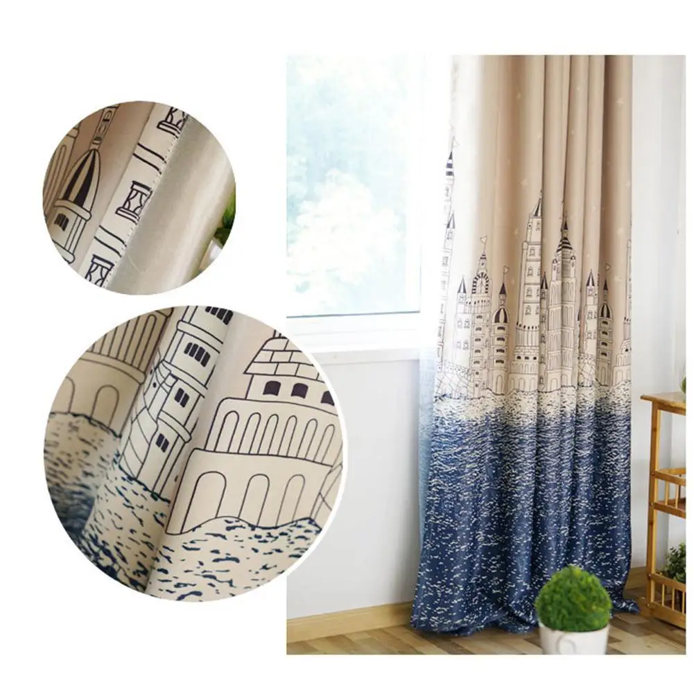 1 шт. занавеска на окна для детской комнаты с отверстиями украшения дома | Дом и