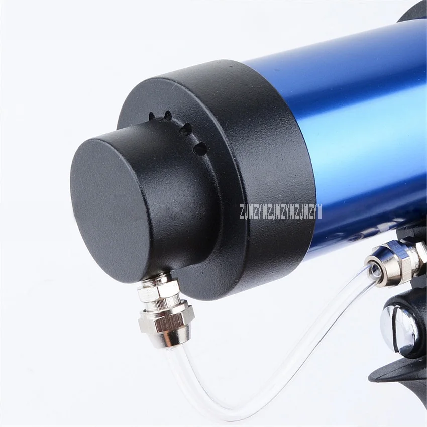 

600ML Sausage Soft Pneumatic Caulking Gun Glass Glue Air Rubber Guns Tool Caulking Gun Glass Glue Gun With Control Valve 6.8 Bar