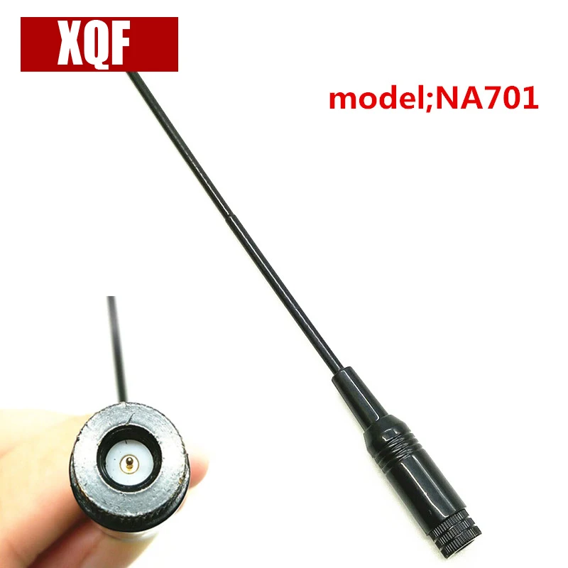 XQF 10PCS  Na-701 Sma-male Dual Band Antenna High Gain Aerial For Yaesu Vx-3r, Vx-6r, Vx-7r, Vx-8r Two Way Radio