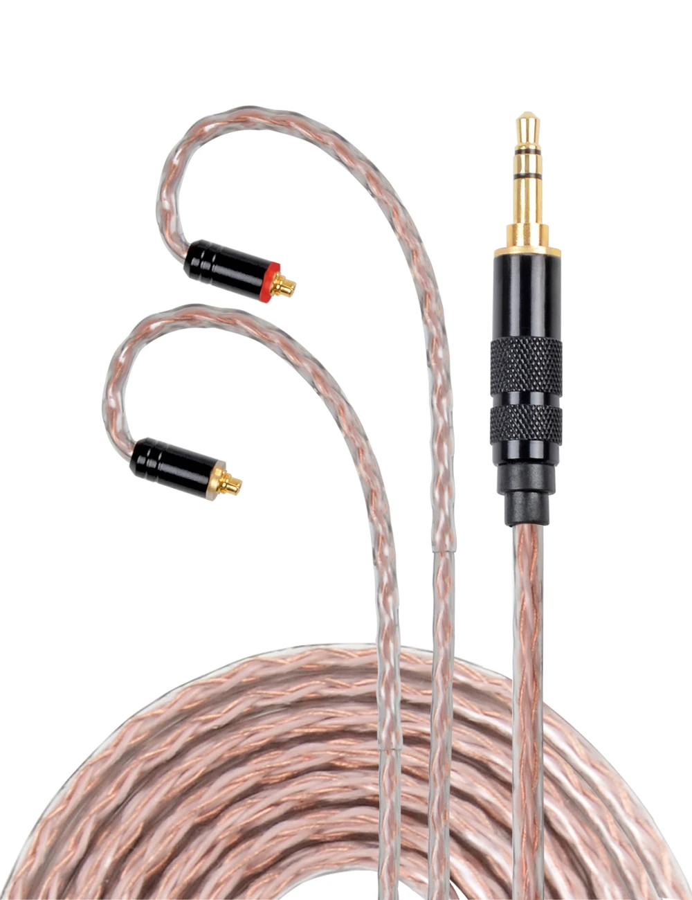 NiceHCK MMCX/2Pin разъем 4 4/3 5/2 5 мм сбалансированный 8 ядро высокой чистоты Медь кабель